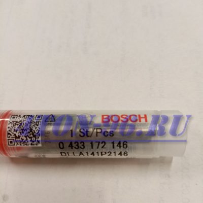 Распылитель форсунки bosch dlla141p2146 (0433172146)(134), foton jac c дв. cummins isf 3.8 euro 3