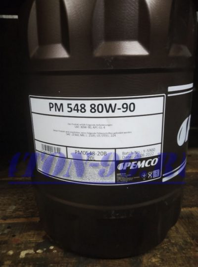 Масло трансмиссионное pemco ipoid gl 4 80w 90, 1л в розлив