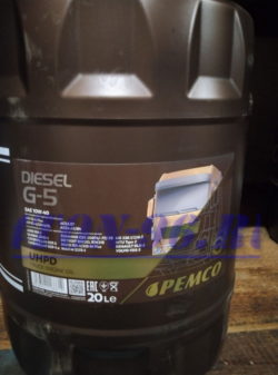 Масло diesel g 5 pemco 10w40 uhpd, 1л, в розлив