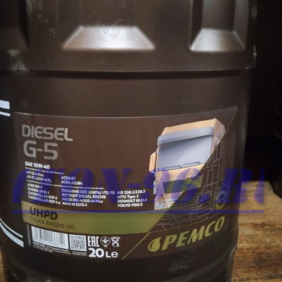 Масло diesel g 5 pemco 10w40 uhpd, 1л, в розлив
