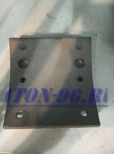 Накладка тормозной колодки задней Фотон 1069/99(130*150*15 отв. 90 мм)